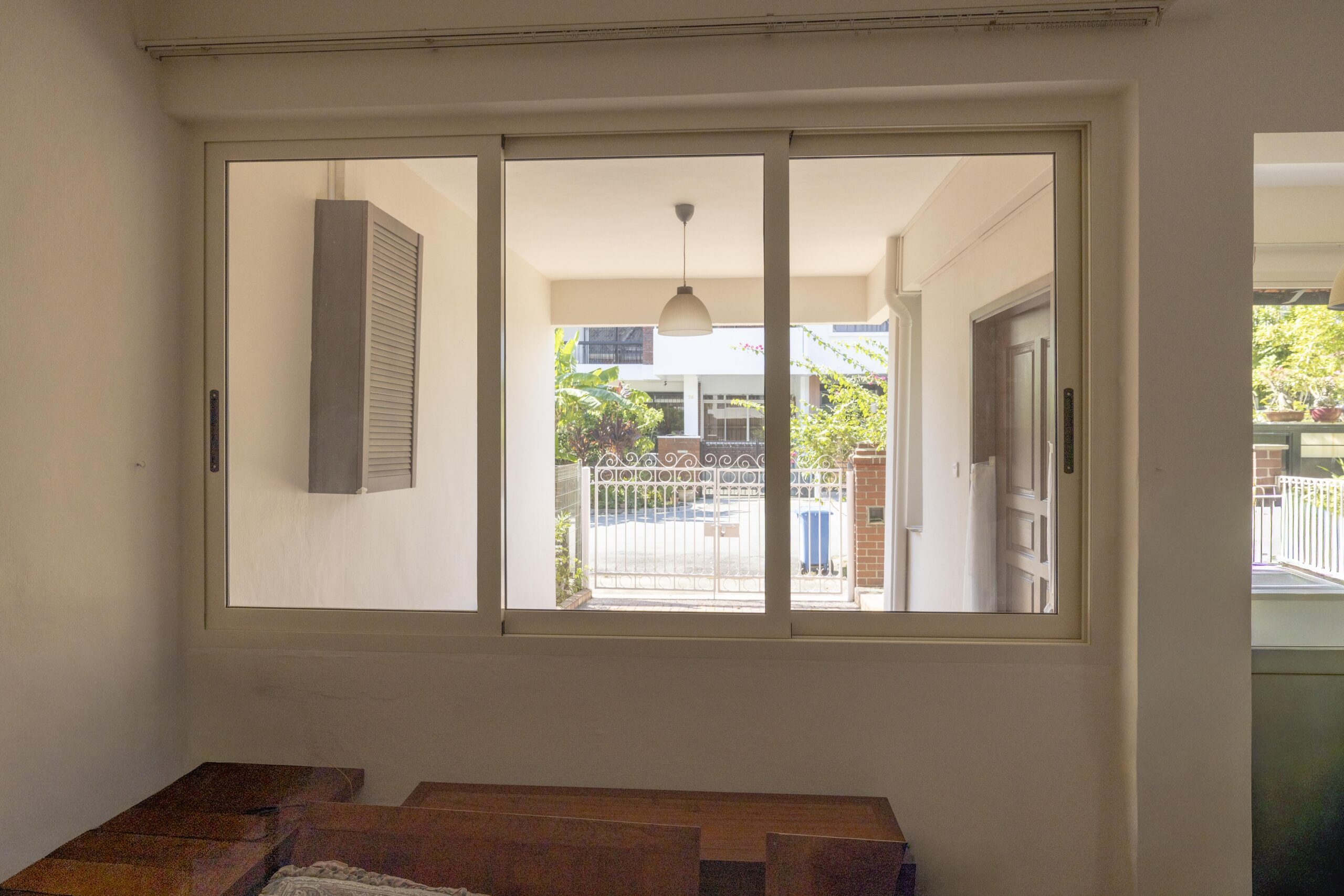 Euro profile sliding windows installed at Toh Tuck Place in 9210 Pale Beige.