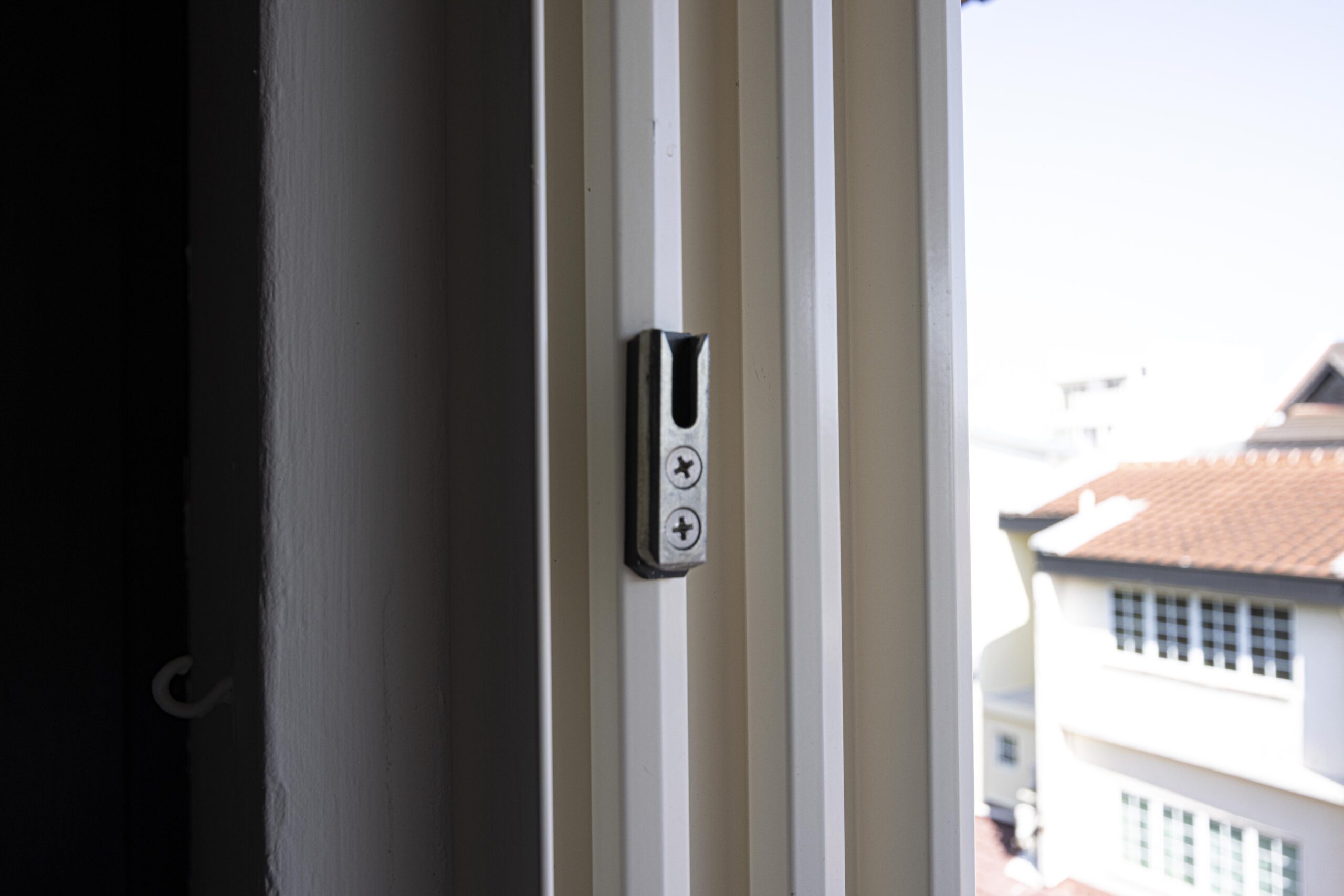 Close-up of Euro profile hardware showcasing high-quality fittings.